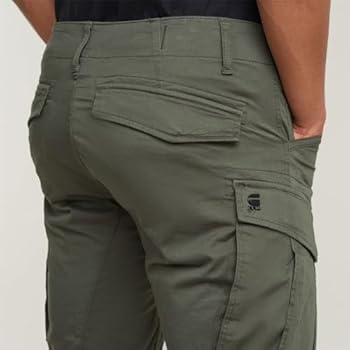 G-STAR RAW Men's Rovic Zip 3D Regular Tapered Pants, Grey